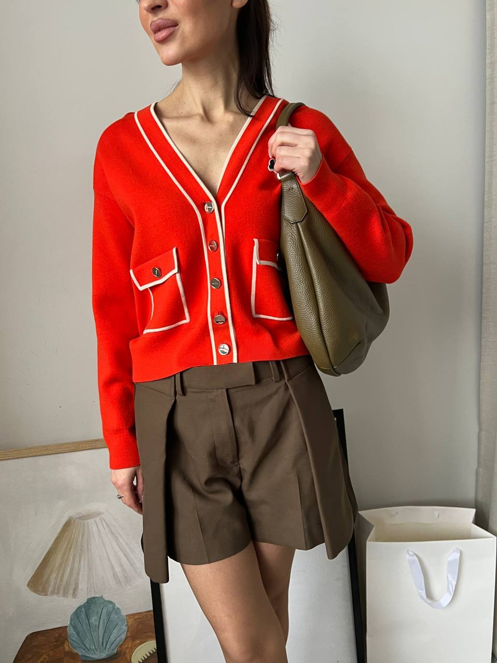Новая кожаная сумка  Coccinelle
