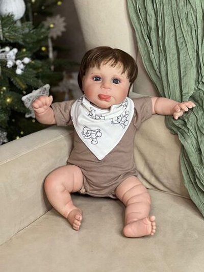 Кукла Реборн мягконабивная 50см в пакете (FA-840)