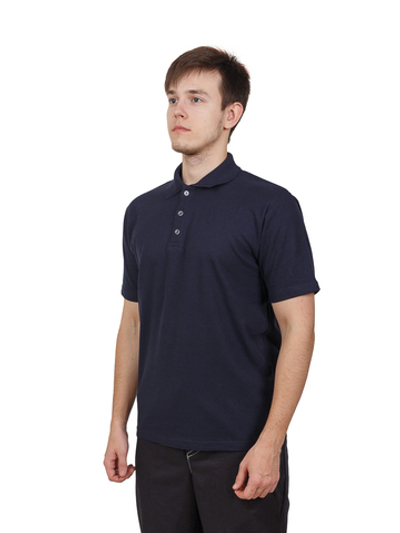 Футболка Поло синяя