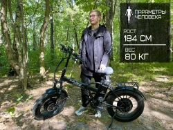 Электрофэтбайк Elbike Taiga 3 Twix (Синий)