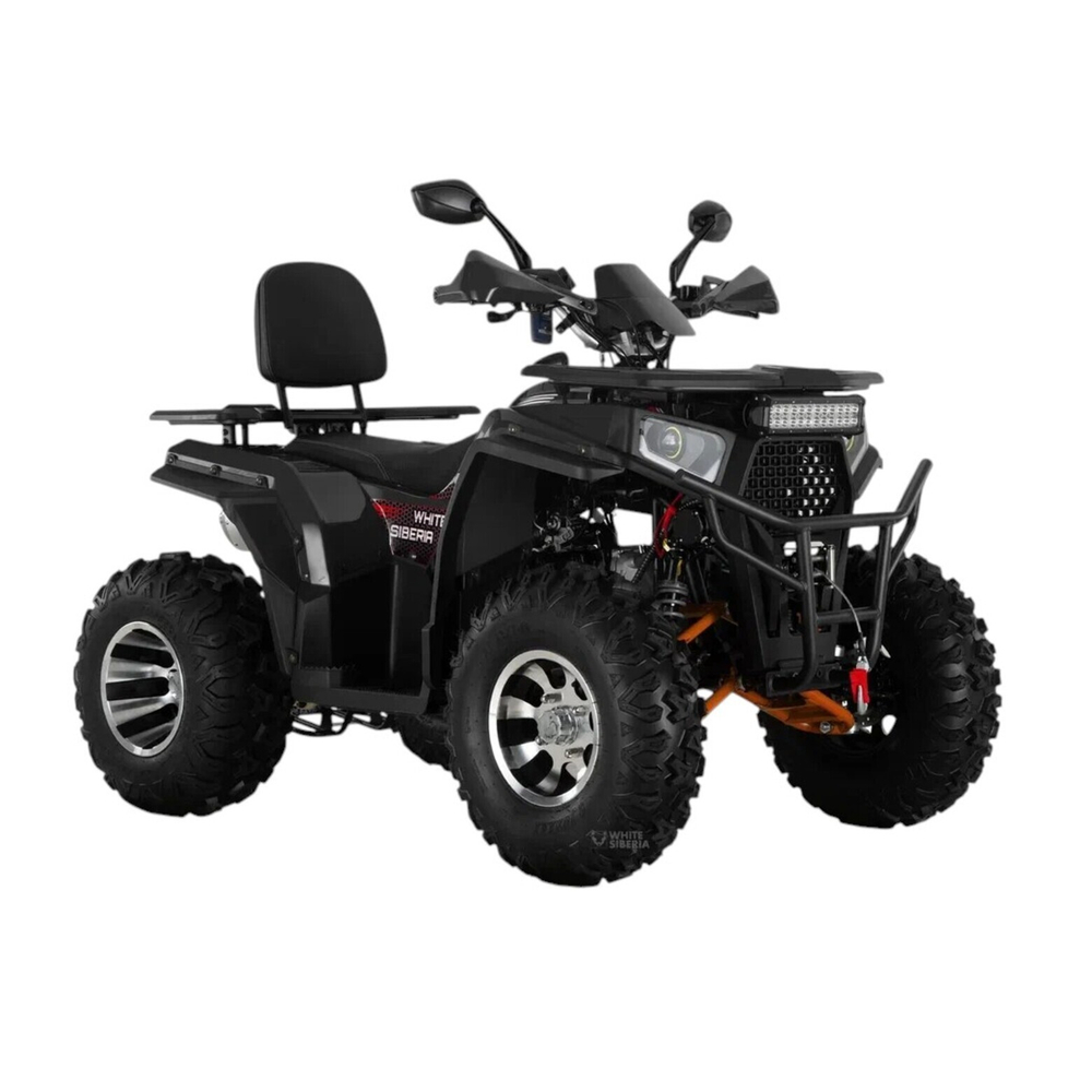 Бензиновый квадроцикл WHITE SIBERIA BARS 200CC PRO (черный)