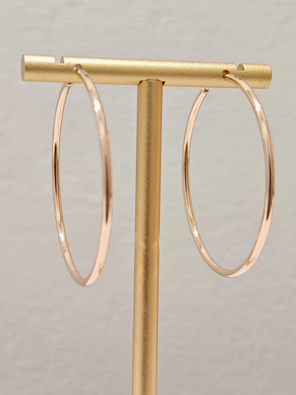 Серьги Xuping «Классические кольца» Gold 18K