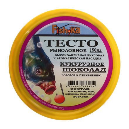 Тесто (готовое) "Fish.ka" КУКУРУЗНОЕ шоколад 150мл