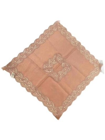 скатерть с кружевом 100% п/э 85х85см (Германия)