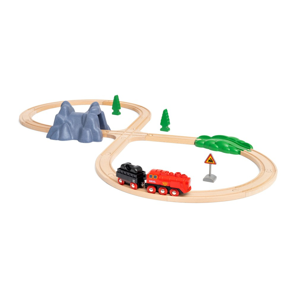 BRIO 36017 «Набор с паровозом на батарейках, 24 детали» 36017 — фото 1