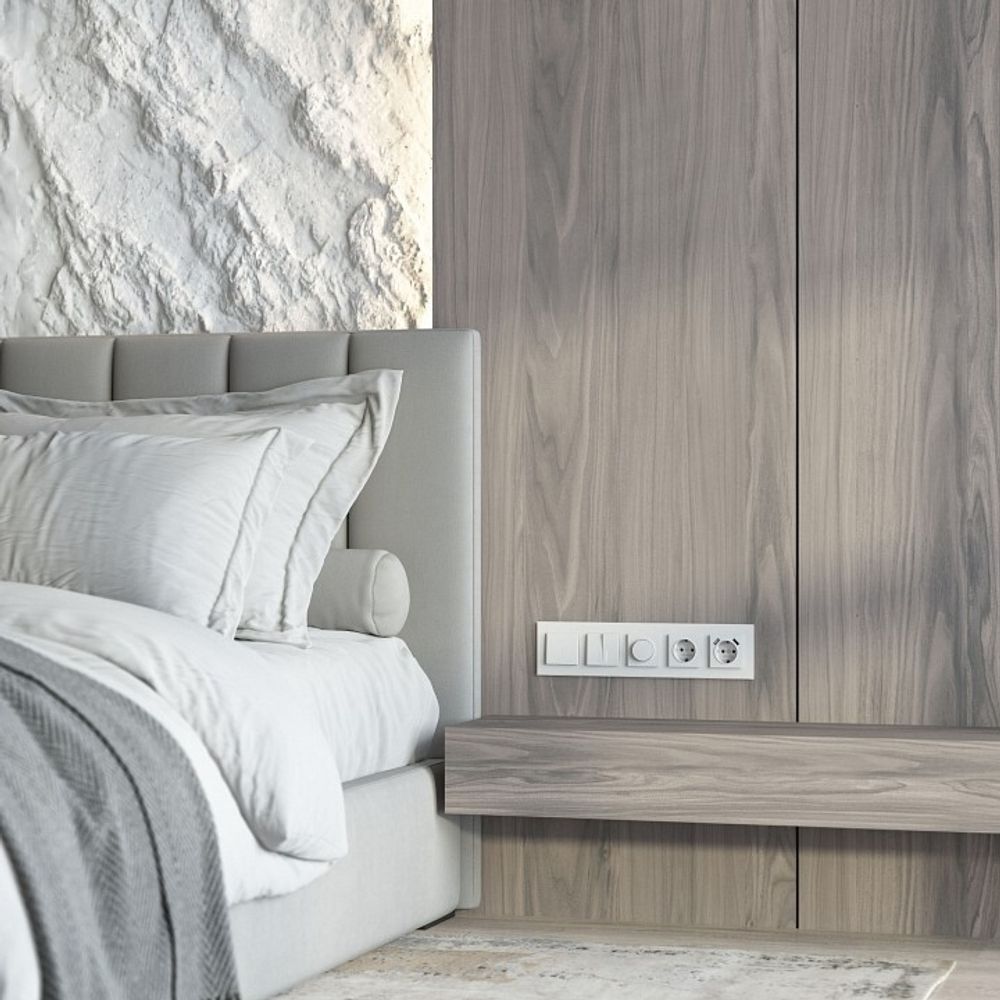 Рамка на 5 постов Werkel Senso белый soft-touch W0053101