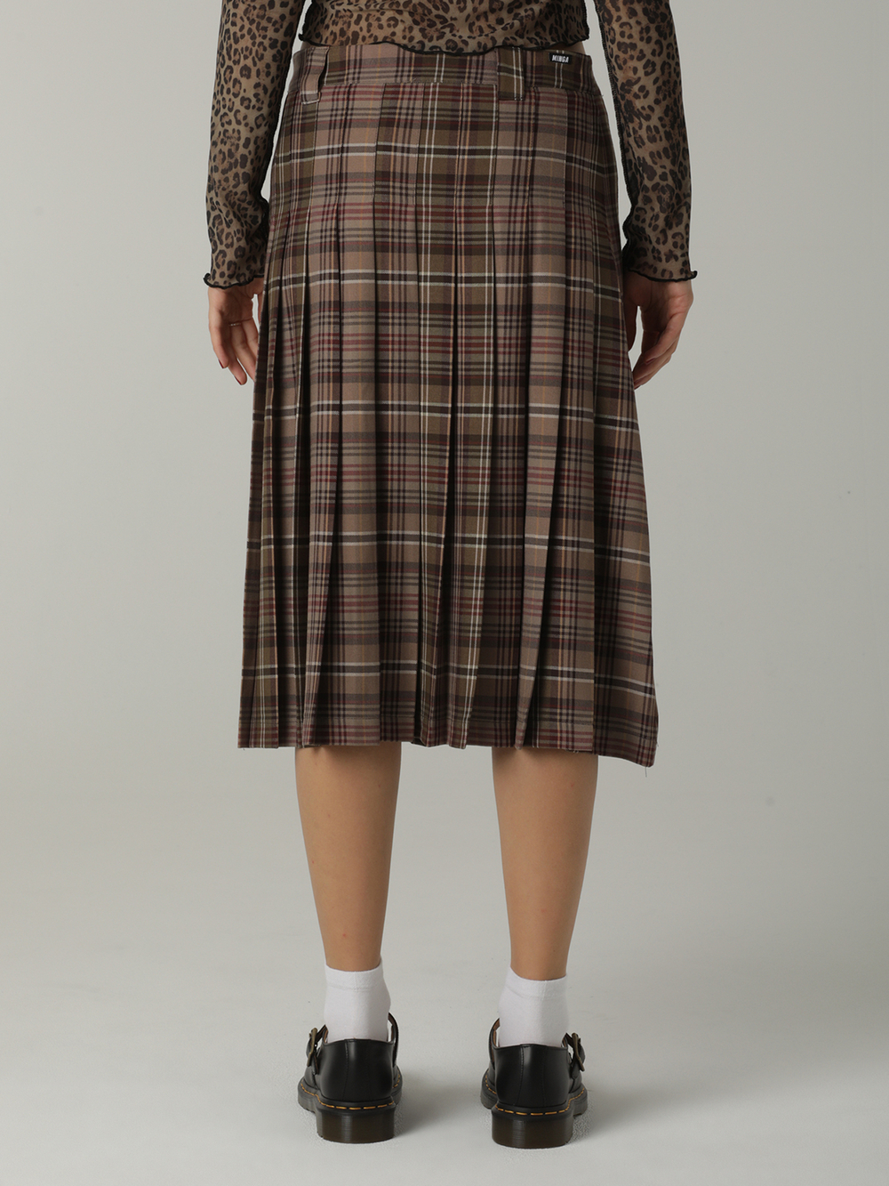 Юбка Nenna Pleated Tartan Midi