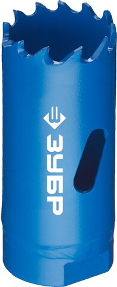 ЗУБР 22 мм, сталь Р6М5, биметаллическая коронка (29531-022)