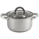 Кастрюля Mediano, объем 1,9 л, диа 16 см, из нерж стали с крышкой, ручки из нерж стали, ка
