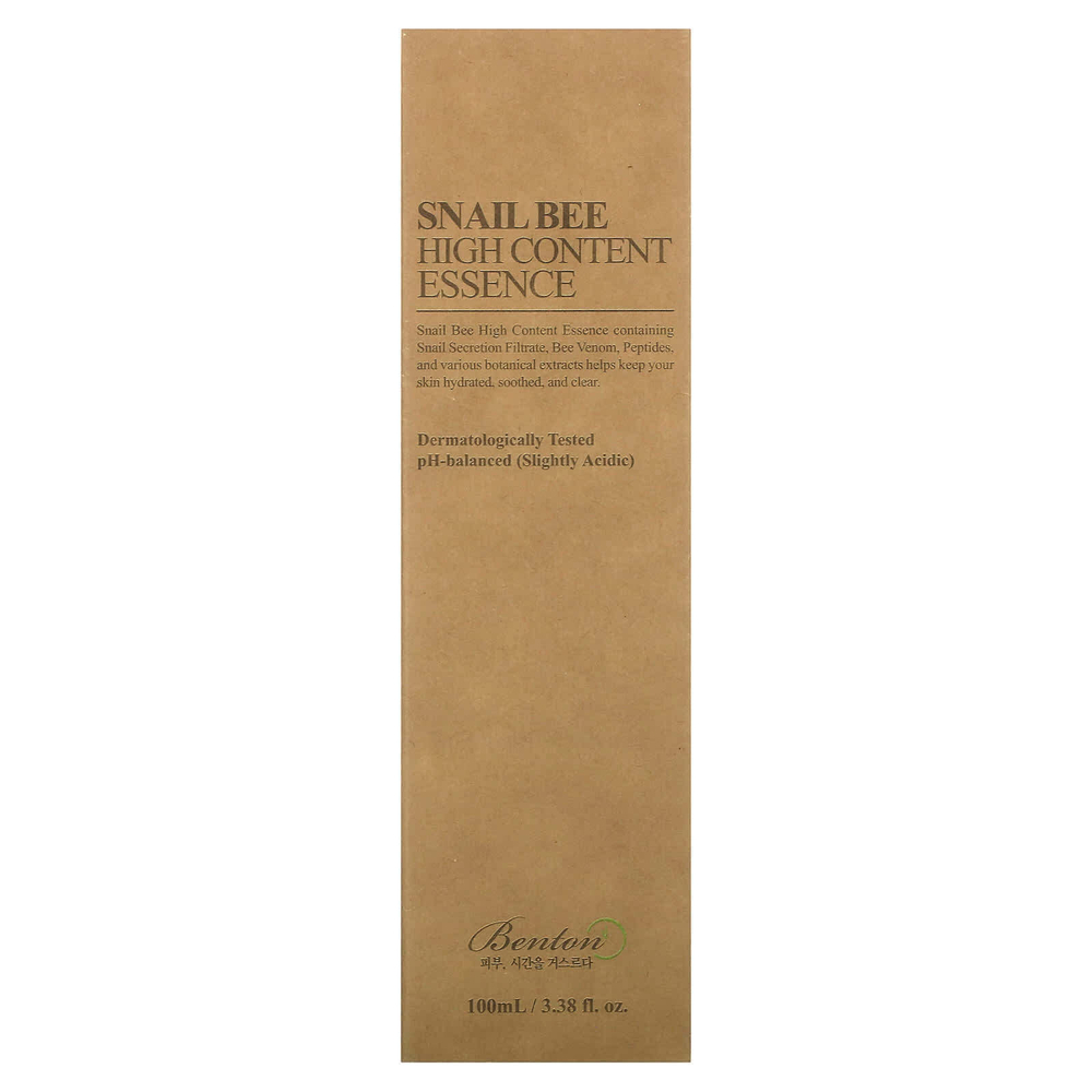 Benton, Snail Bee, эссенция с высоким содержанием эссенции, 100 мл (3,38 жидк. унц.)
