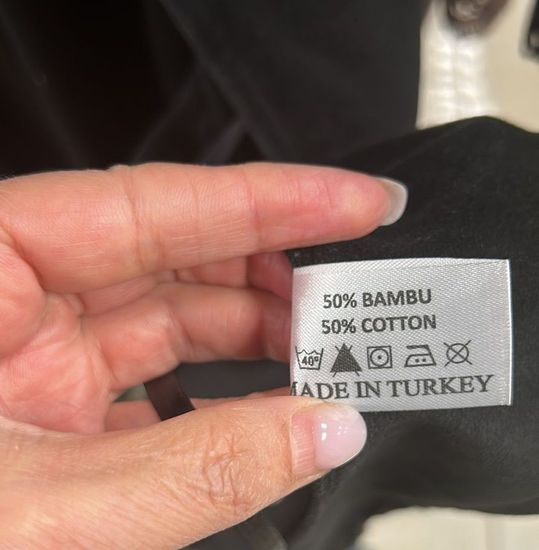 0383 Халат женский велюровый Nusa Niki Kadife черный с воротником