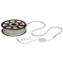 Светодиодная неоновая лента ЭРА N5050 72-IP67-220V-20m-RGB многоцветная | Светодиодный неон 220В и аксессуары