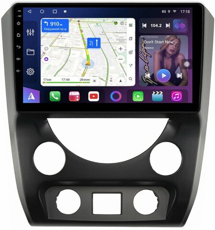 Магнитола для SsangYong Rexton 3 Y290 2012-2017 - FarCar 3272M монитор 9" QLED на Android 13, 8-ядер, CarPlay, 4G SIM-слот