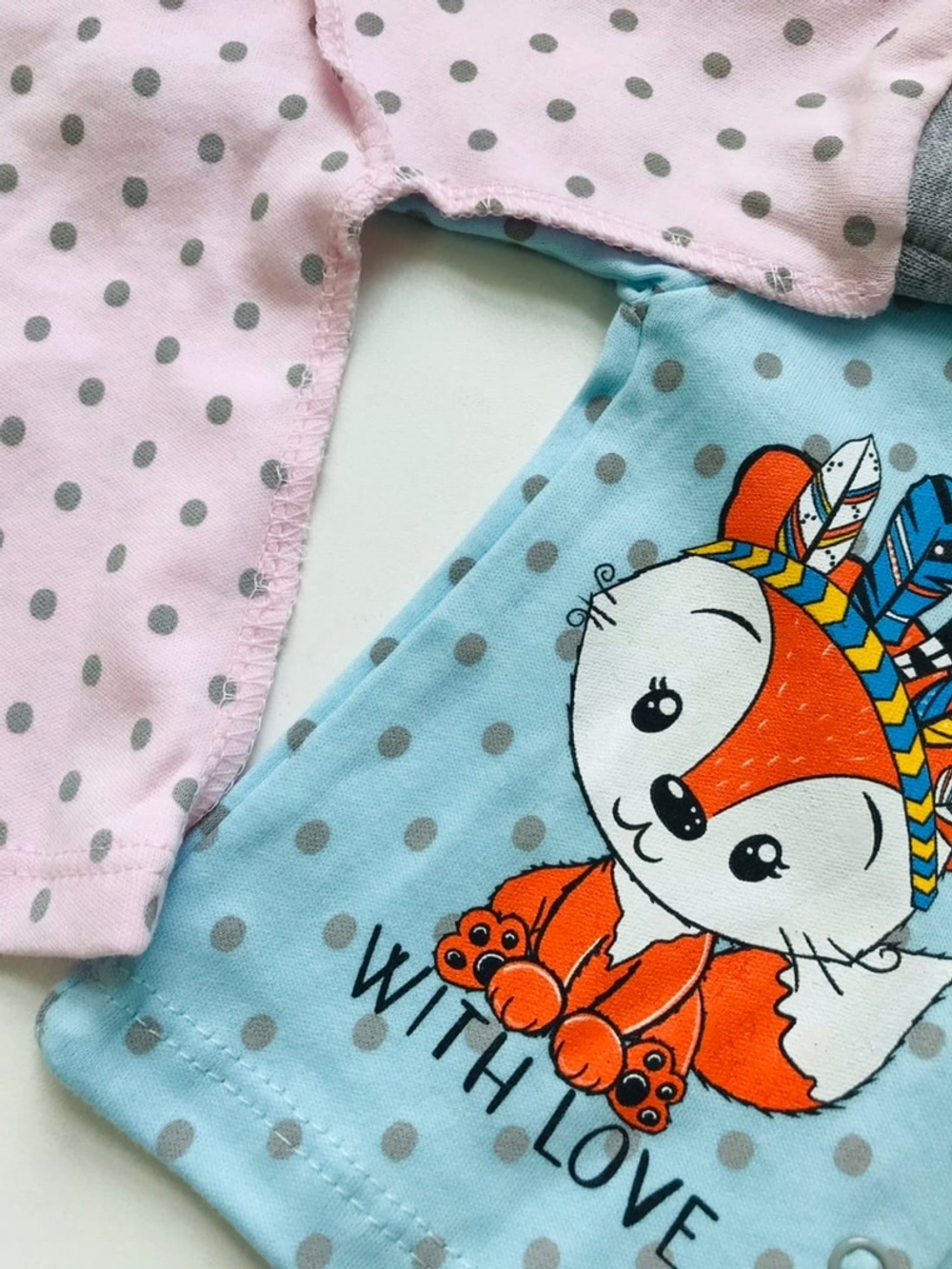 Кофта дл.рукав "Лисята" (Карапуззики) (Размер: 80)