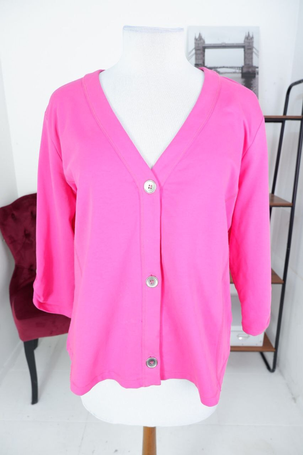 Джемпер Betty Barclay на пуговицах сочный 50 размер