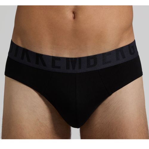 Мужские трусы брифы (черный, красный) набор 2 в 1 Bikkembergs CUT BKK51USP22BI/2