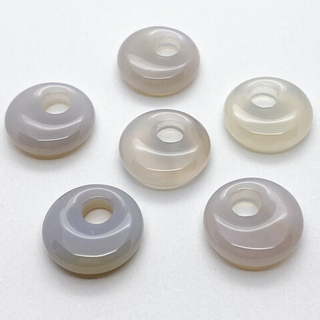 Халцедон, размер 18 мм, цена за набор 2 шт