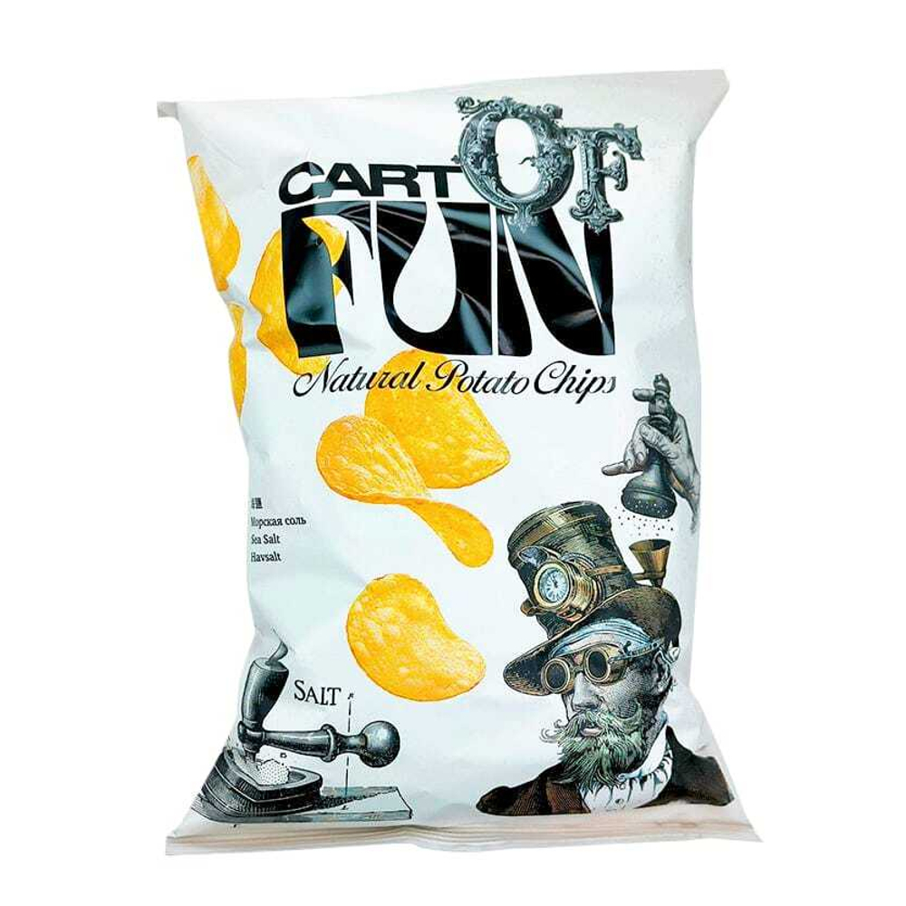 Чипсы Cart of Fun "Морская соль" 67гр