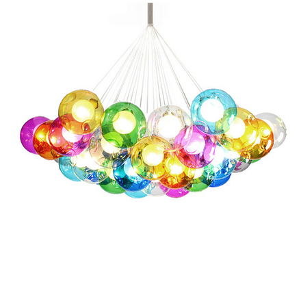 Pendant design lamp  28.37 by Bocci (Multicolored)
