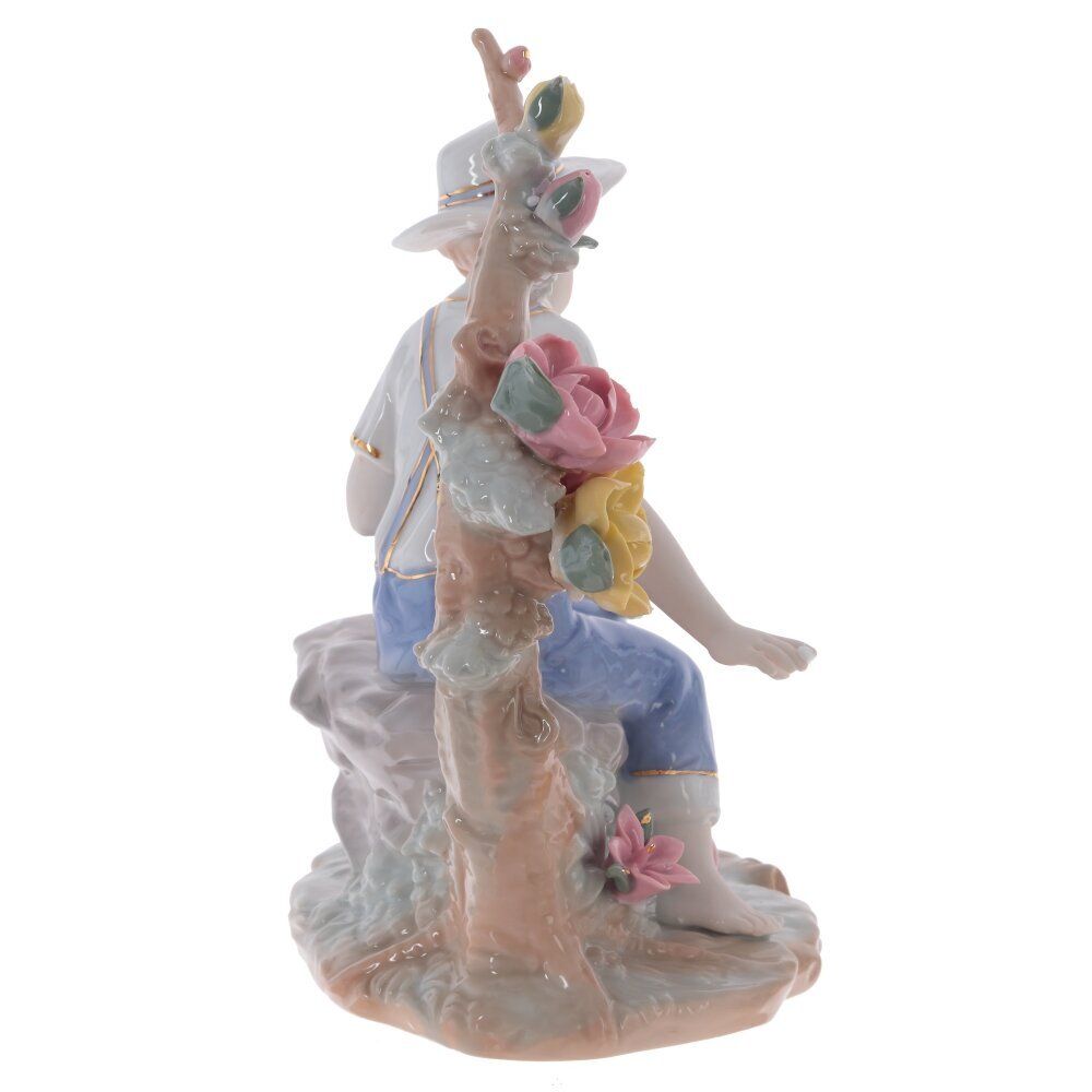 GAEM Фигурка декоративная "Мальчик с собакой", L24,5 W13 H24 см