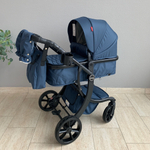 Коляска трансформер Aimile Original New BLACK (Темно-синий NDB-2)