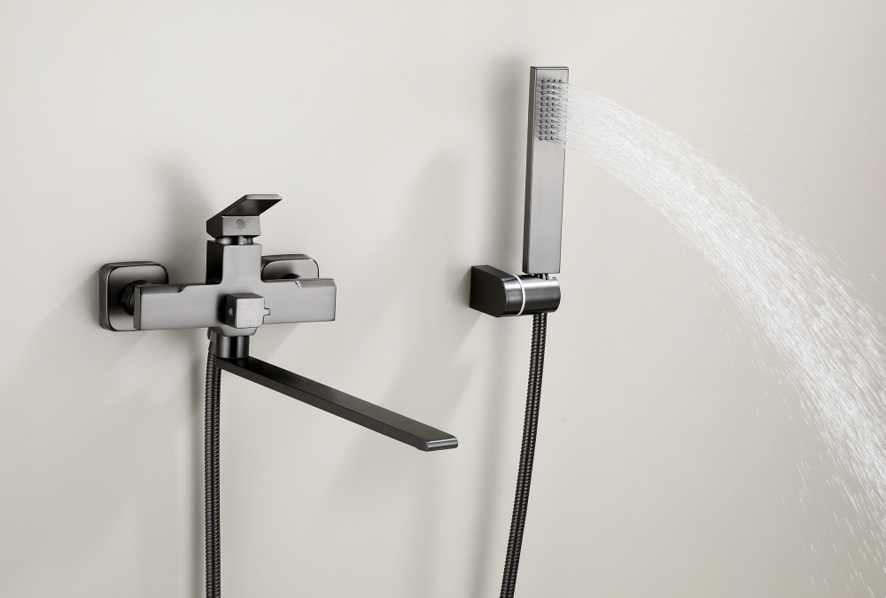 22095-P Смеситель для ванны (ГРАФИТ) HansenPRO  (10/1шт)