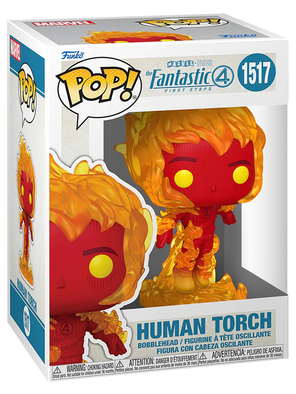Фигурка Funko POP! Bobble Marvel Fantastic Four FF Human Torch (1517) 83586