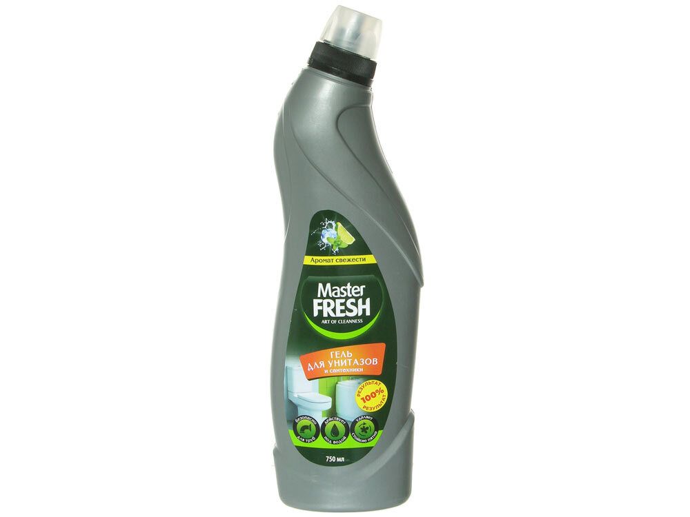 Гель для унитазов и сантехники 750мл Master FRESH