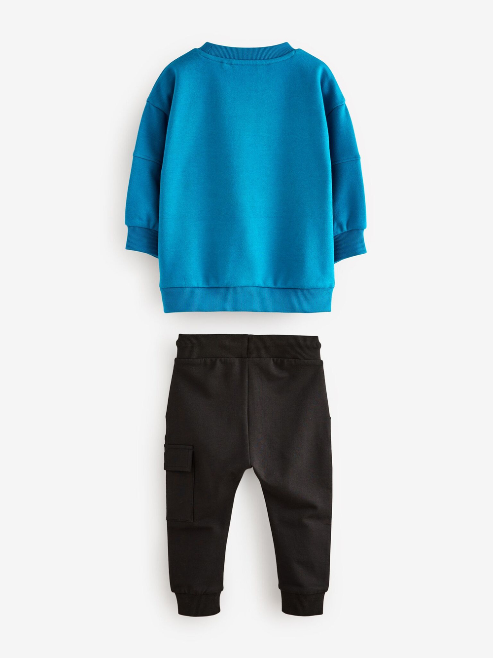 Толстовка и джоггеры в комплекте для мальчика Next N96-313, Черный, Синий