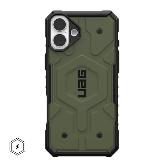 UAG Pathfinder with MagSafe Series Case for Apple iPhone 16 Plus Olive Drab (Зелёный)
