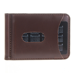 Зажим для денег коричневый GALIB HG-M135-П2B-Brown
