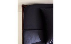 Простыня на резинке Zara Home сатин, хлопок 100%, однотонный, 1100/900