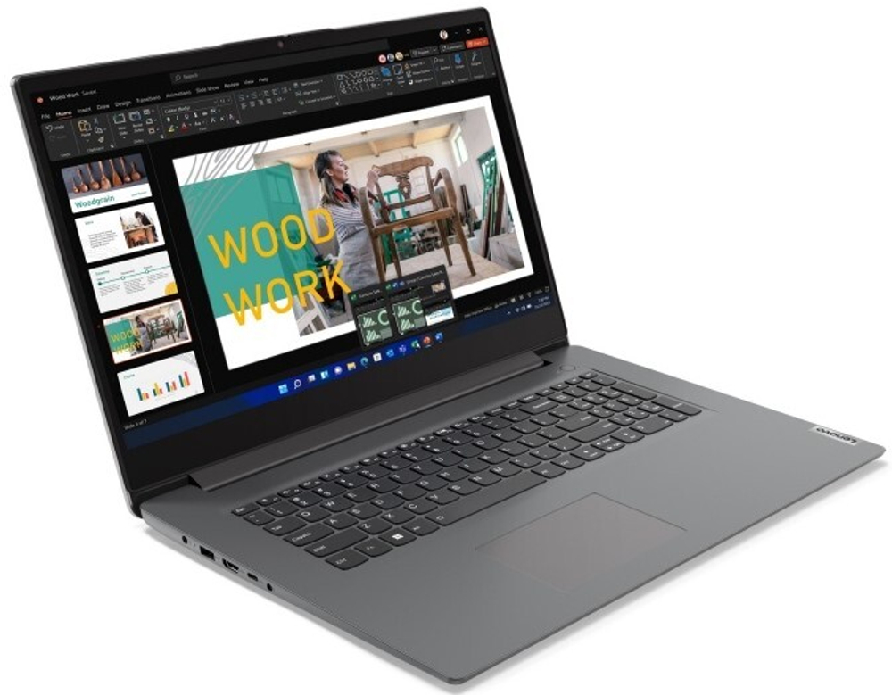 Ноутбук  Lenovo V17 G4 IRU 17.3 ", Core i5, 16 Гб RAM, 512 Гб SSD, Iris Xe Graphics, Серый