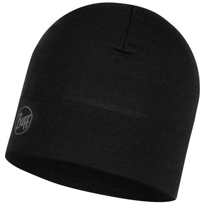 Шапка Buff Midweight Merino Wool Hat Solid Black (US:one size)