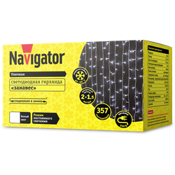 Гирлянда Navigator 61 865 NGF-C01-357CW-8-2x1.5m-230-TR-IP20