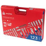 МАСТАК (01-123C) Набор инструментов универсальный, 123 предмета