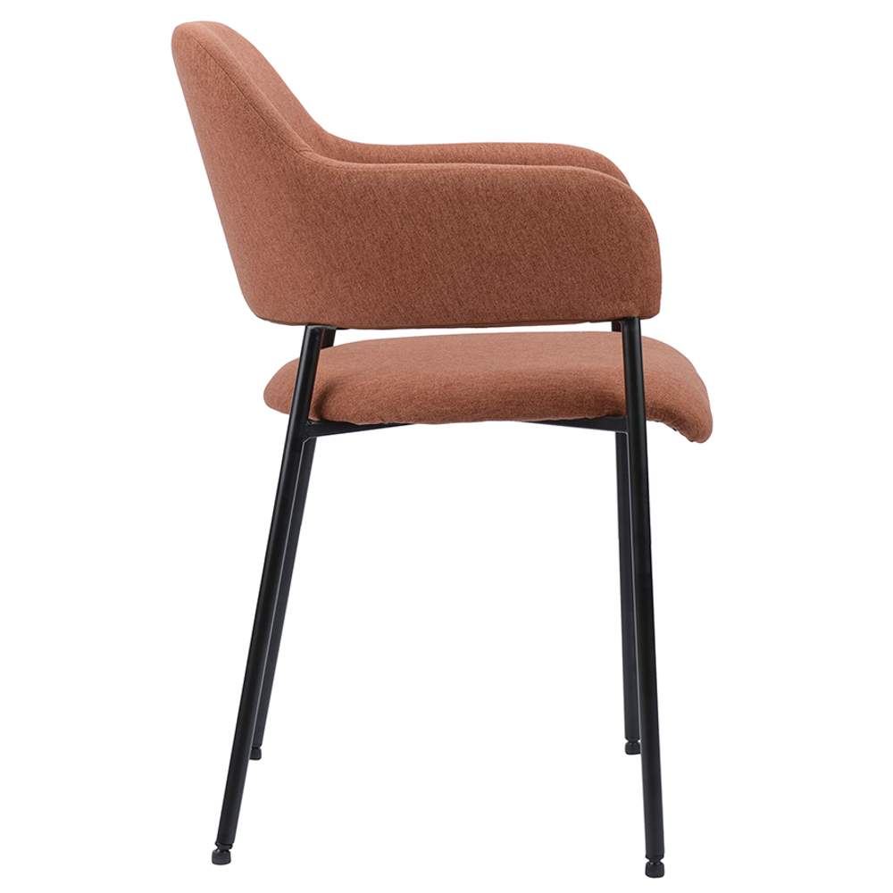 Стул wendy, рогожка, терракота