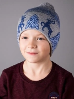 Шапка зимняя вязаная детская