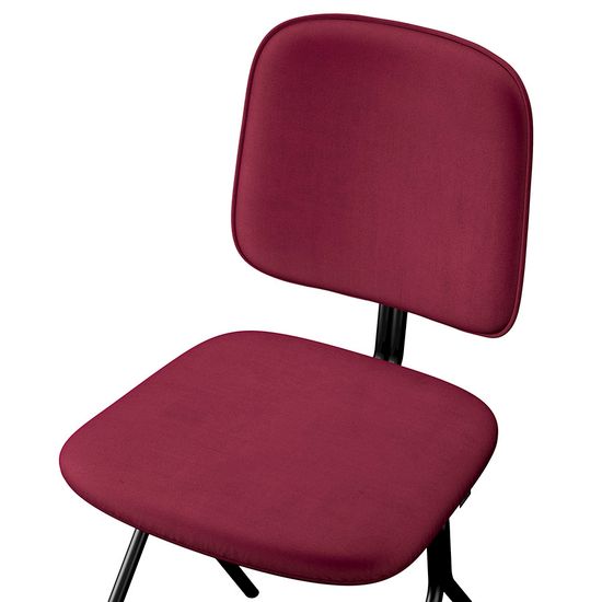 Стул ror, y, велюр, черный/пурпурный