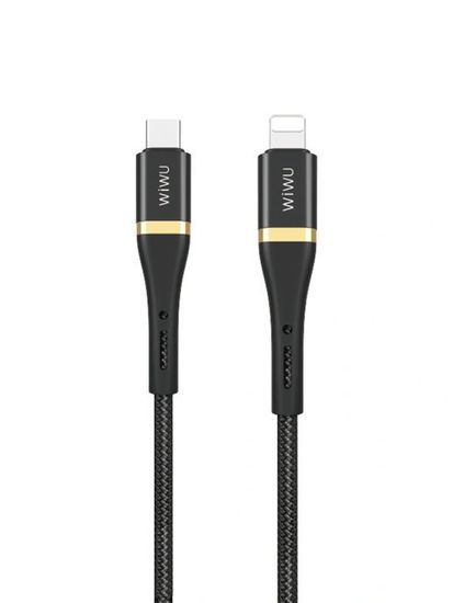 Кабель WiWU ED-103 Type-C Lightning (1.2 м) Черный
