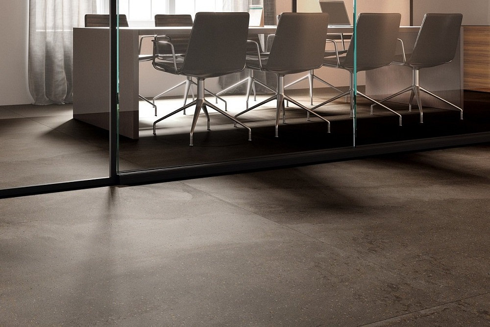 Plain Cement Light-Grey Matt Спеченный камень 120*270/0.6