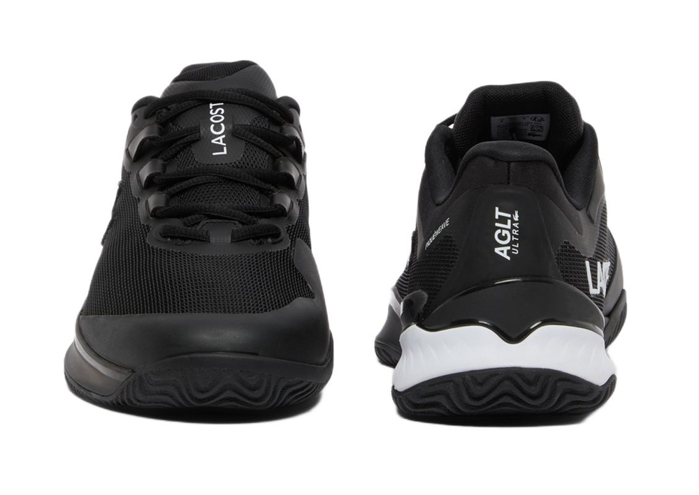 Мужские кроссовки теннисные Lacoste AG-LT23 Ultra Clay - black/white