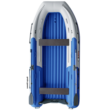 Лодка ПВХ Angler Reef Тритон S-Max 370FiND с интегрированным фальшбортом -