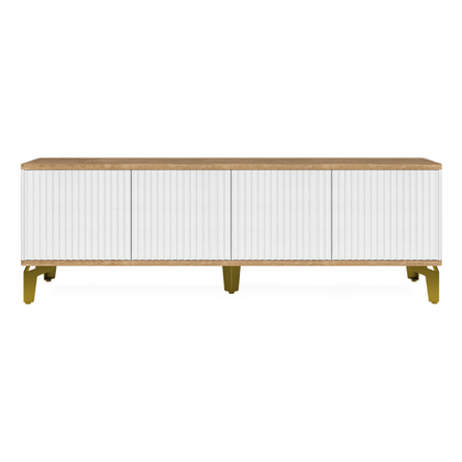 Тумба под телевизор на ножках ROYAL 5047 эко (Дуб Кантри-Золото)