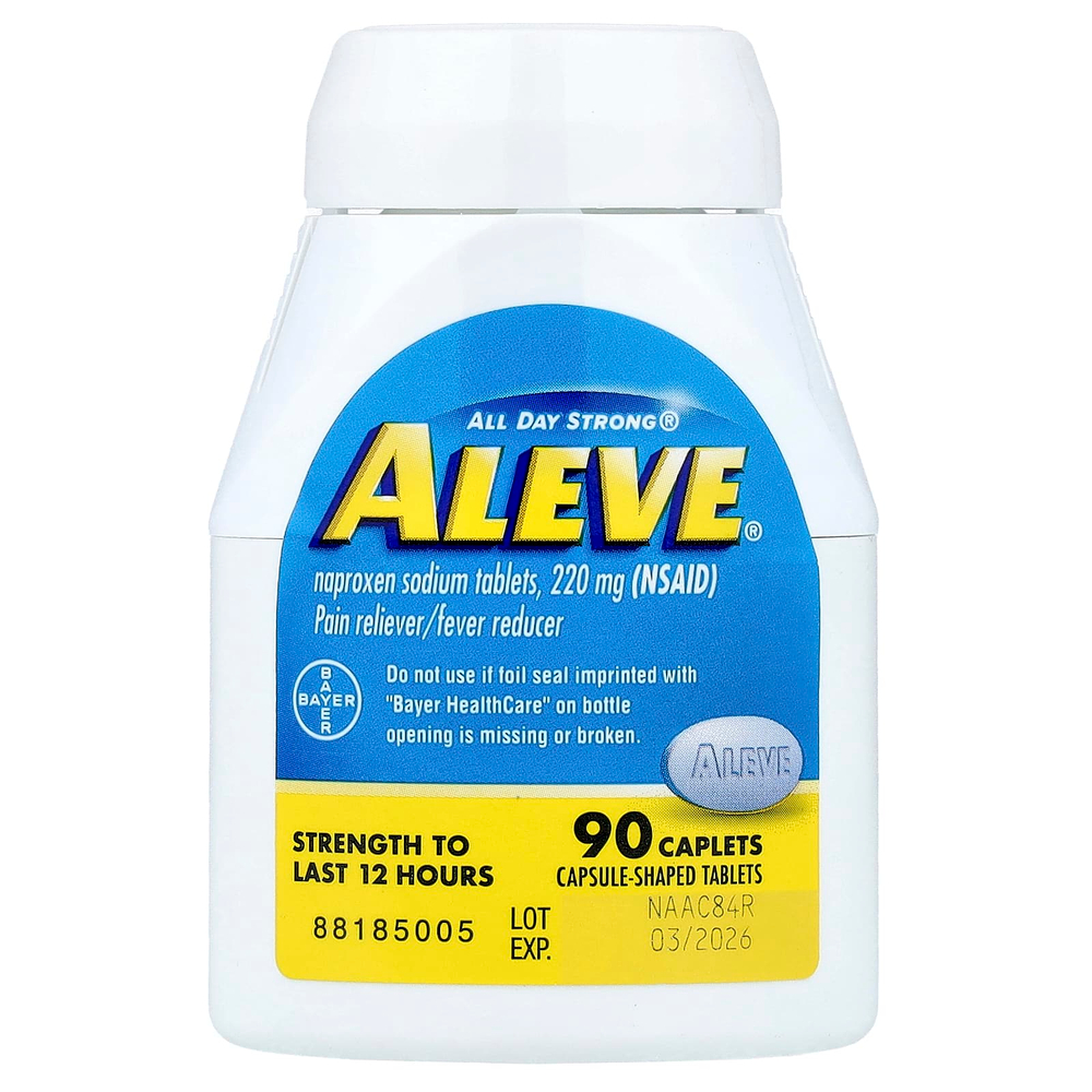 Aleve, Напроксен в таблетках, 220 мг, 90 капсул