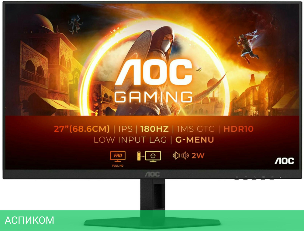 Монитор AOC 27G4XE черный