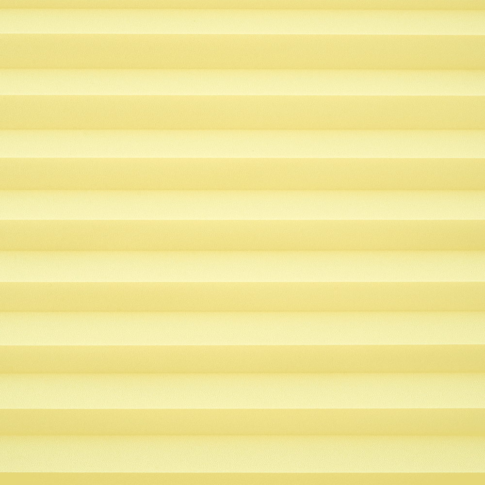 Штора плиссе Стандарт с ручками, ткань Креп желтый арт. 4007, цвет комплектующих белый, серый, антрацит, черный, коричневый, кремовый и т д