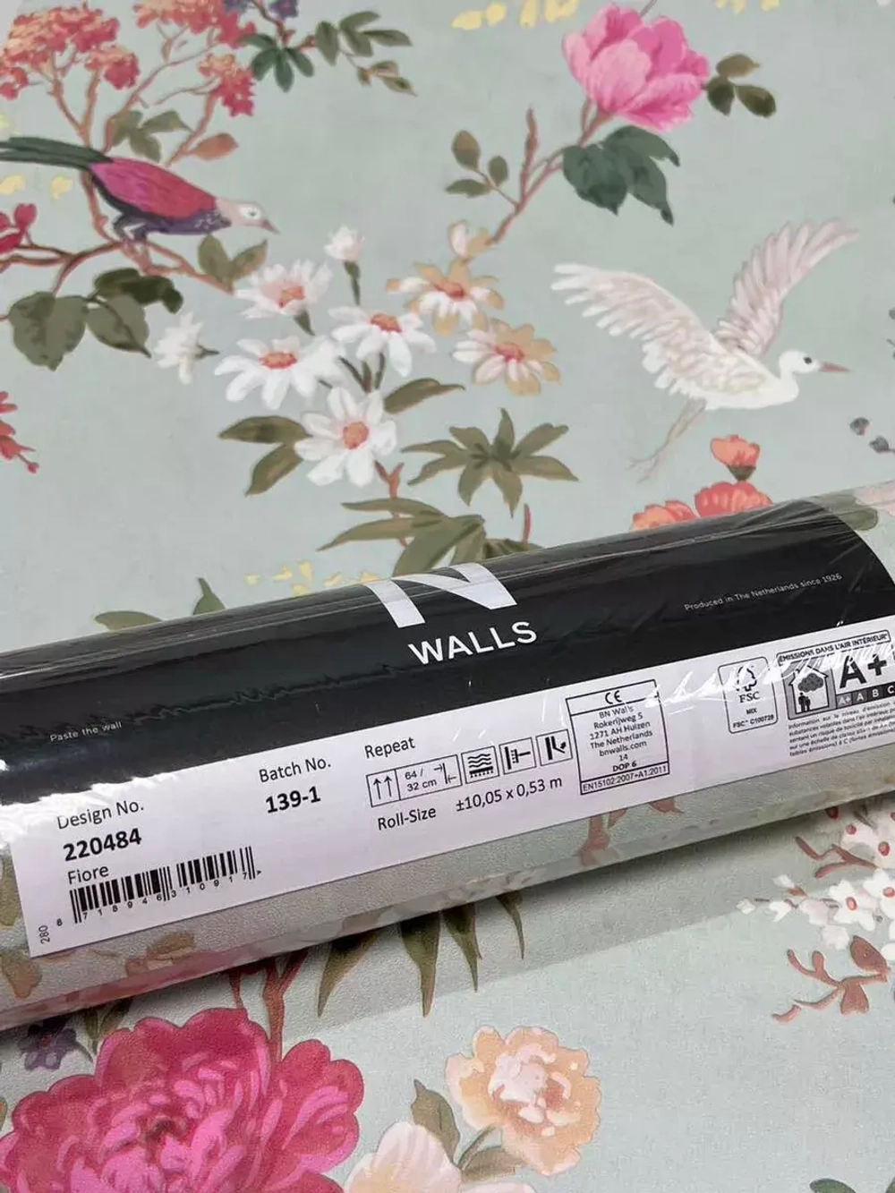 Обои ecodeco BN 220484 Fiore Нидерланды