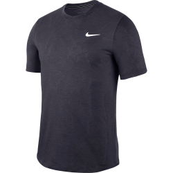 Футболка мужская теннисная Nike Court Dry Challenger Top SS - gridiron/white