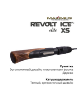 Зимняя удочка Maximus REVOLT ICE XS ELITE 301M 0,75м до 30гр (MIRRIEXS301M)